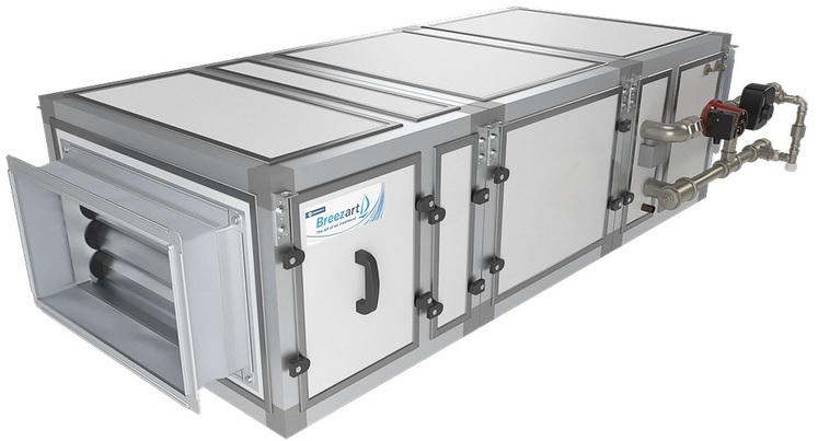 Приточная вентиляционная установка Breezart 3700 Hybrid ET45-380