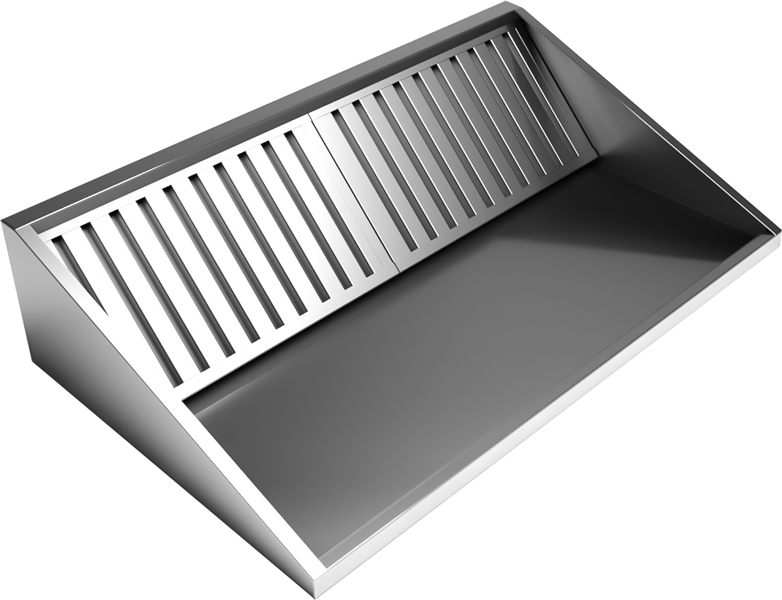 Зонт вытяжной СОТА Тип 1 450x800x2500 пристенный