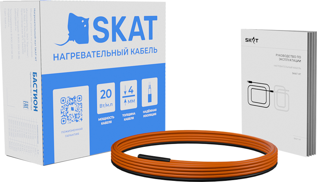 Нагревательный кабель 3 м2 SKAT HT-21-400
