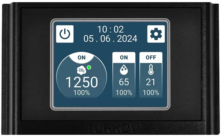 Пульт управления Turkov Sensor+(CO2, hm) 24 В