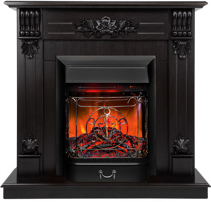 Электрокамин с классическим очагом 2D Real-Flame Ottawa STD DN-F818 с очагом MAJESTIC LUX BL RC