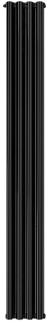 Алюминиевый радиатор STOUT ANTEPRIMA 1800 4 секции (Цвет 2748 cod.07 черный)