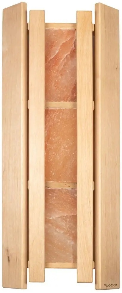 Абажур Woodson с гималайской солью 3 плитки, ольха 770*310