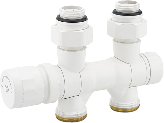 Двухтрубный узел нижнего подключения VARMEGA VMDV25-100415 1/2х3/4EK
