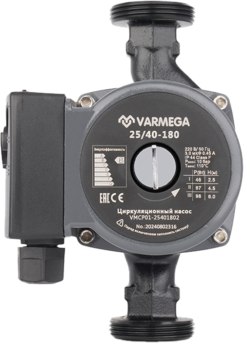 Циркуляционный насос VARMEGA VMCP01 25/40-180