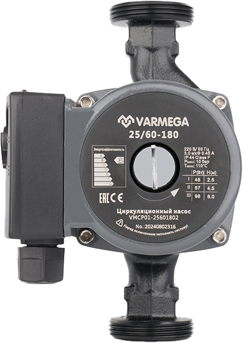 Циркуляционный насос VARMEGA VMCP01 25/60-180