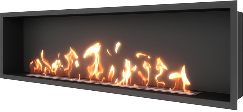 Настенный биокамин SteelHeat LEADER 1600 LITE встраиваемый