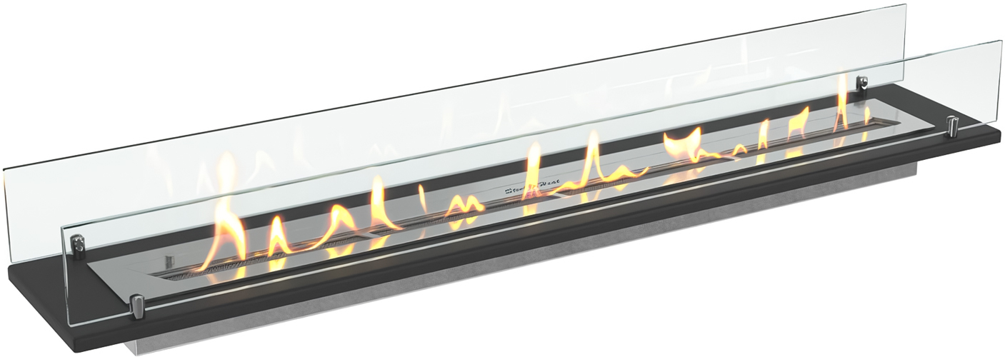 Настольный биокамин SteelHeat Stand 1100 встраиваемый в тумбу