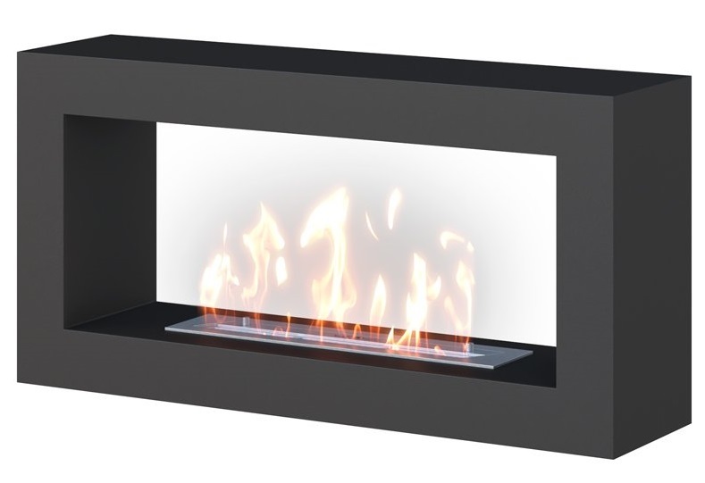 Напольный биокамин SteelHeat FRAME ONE 900 черный