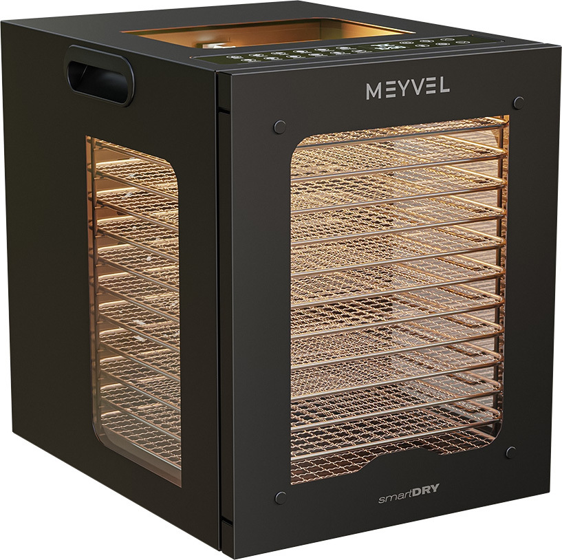 Сушильный шкаф для пищи MEYVEL MDH12-2S (Black)