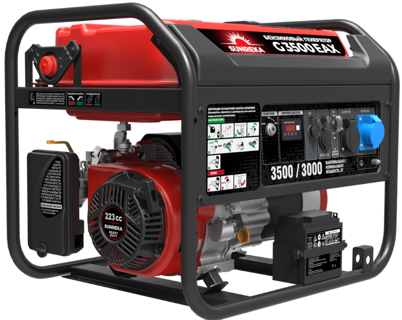 Бензиновый генератор SUNREKA G3500EAX