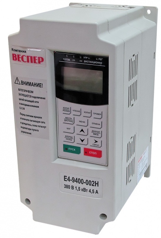 Частотный преобразователь ВЕСПЕР E4-9400 1,5 кВт