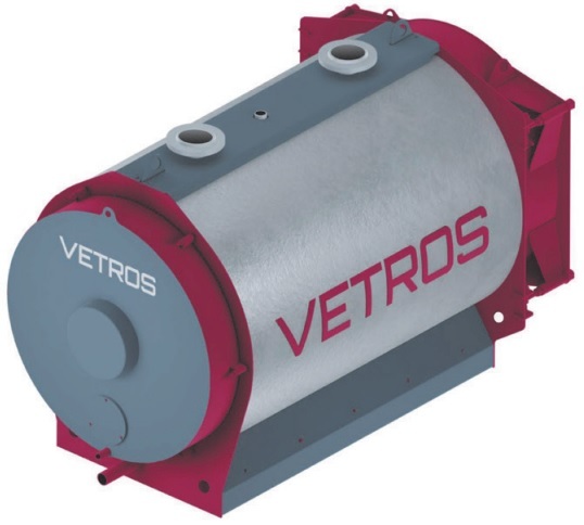 Жаротрубный двухходовой котел VETROS DW 2000