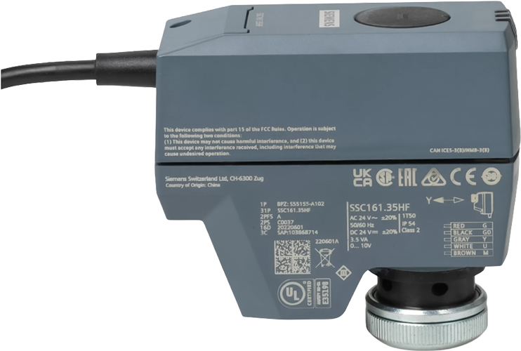 Электромоторный привод Siemens SSF161.05HF