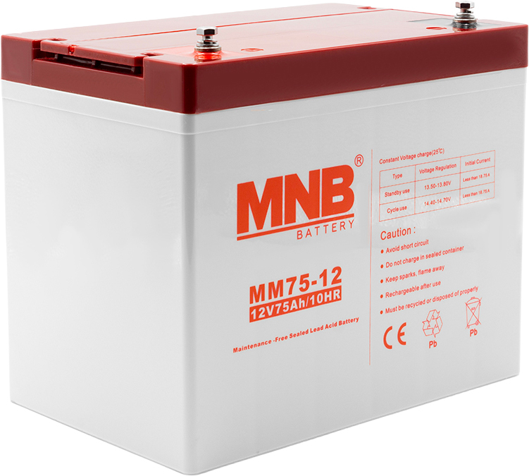 AGM аккумулятор MNB MM75-12