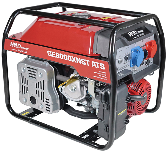 Бензиновый генератор HND GE 8000 XNST ATS