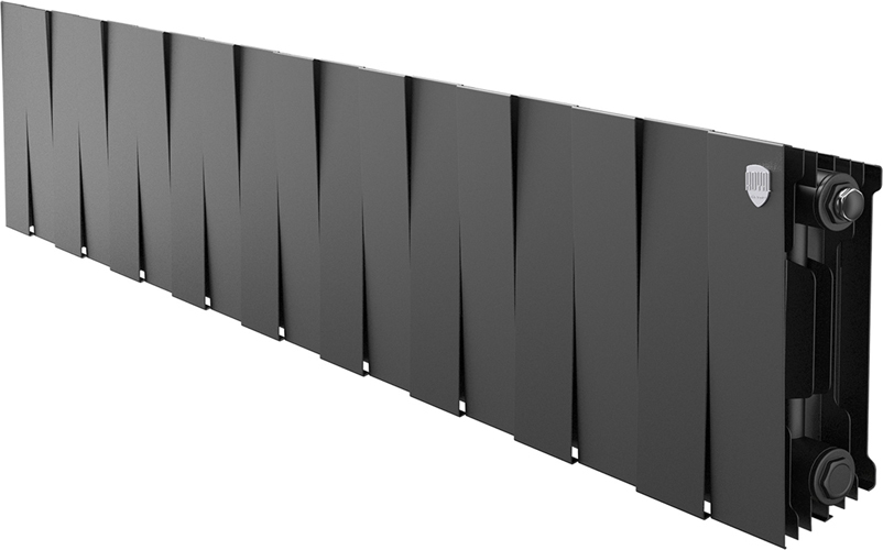 Биметаллический радиатор Royal Thermo PianoForte 200 Чёрный - 18 секц.