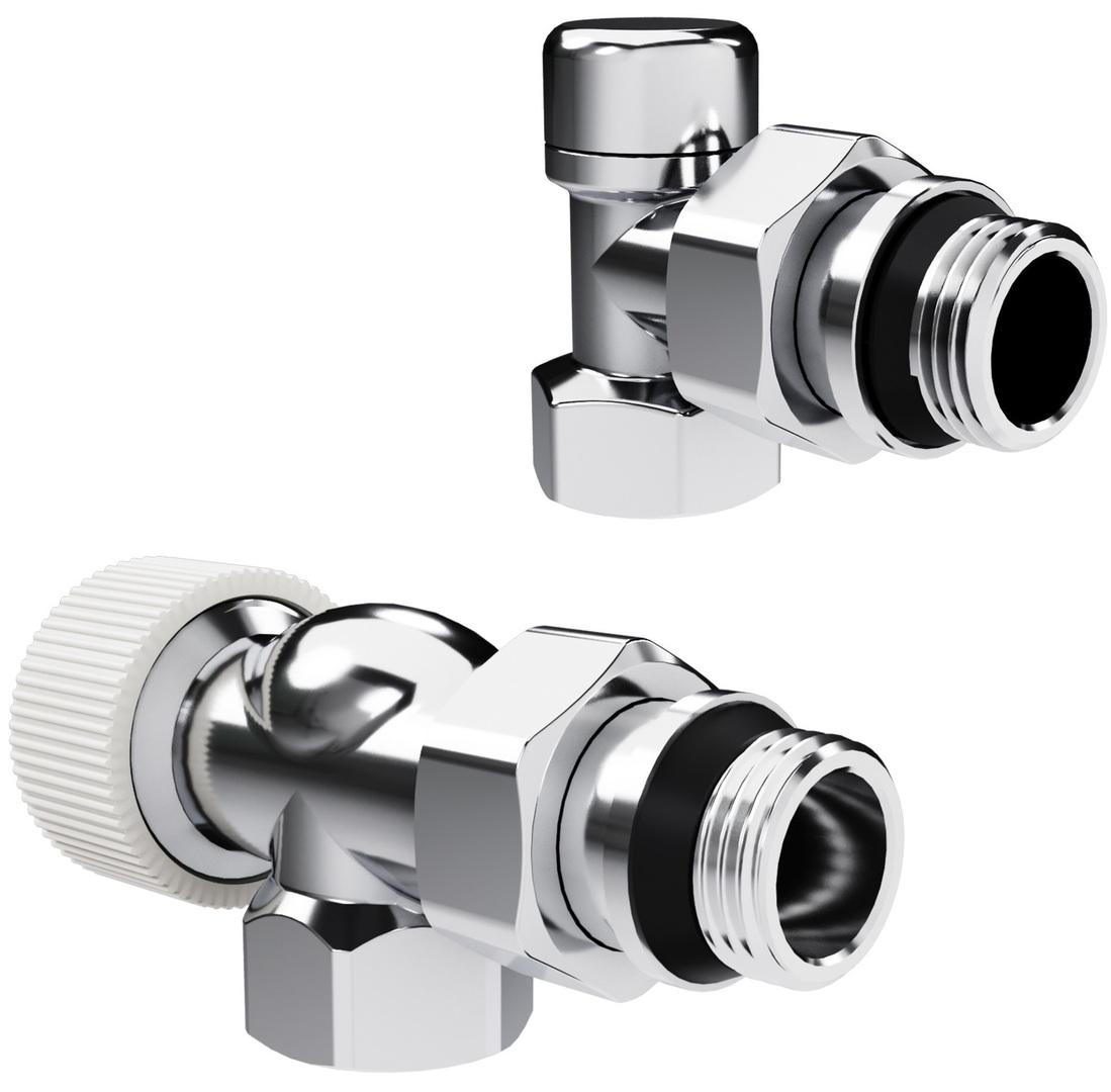 Набор термостатический Royal Thermo Design 1/2"М30х1,5 (Хром), осевой
