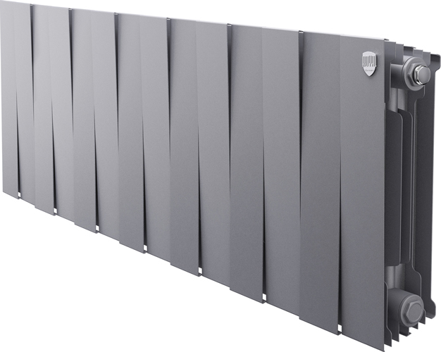 Биметаллический радиатор Royal Thermo PianoForte 300 Серебристый - 14 секц.