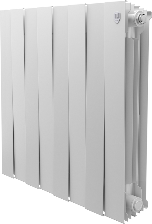 Биметаллический радиатор Royal Thermo PianoForte 500 Белый - 8 секц.