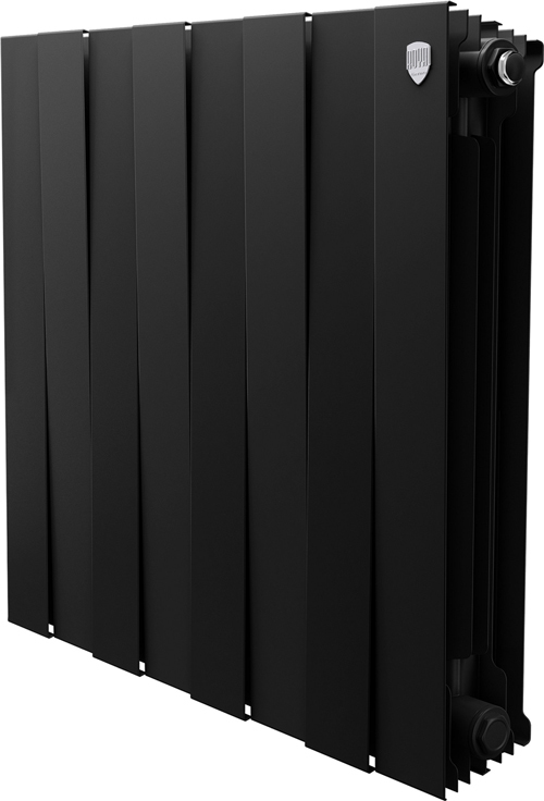 Биметаллический радиатор Royal Thermo PianoForte 500 Чёрный - 8 секц.