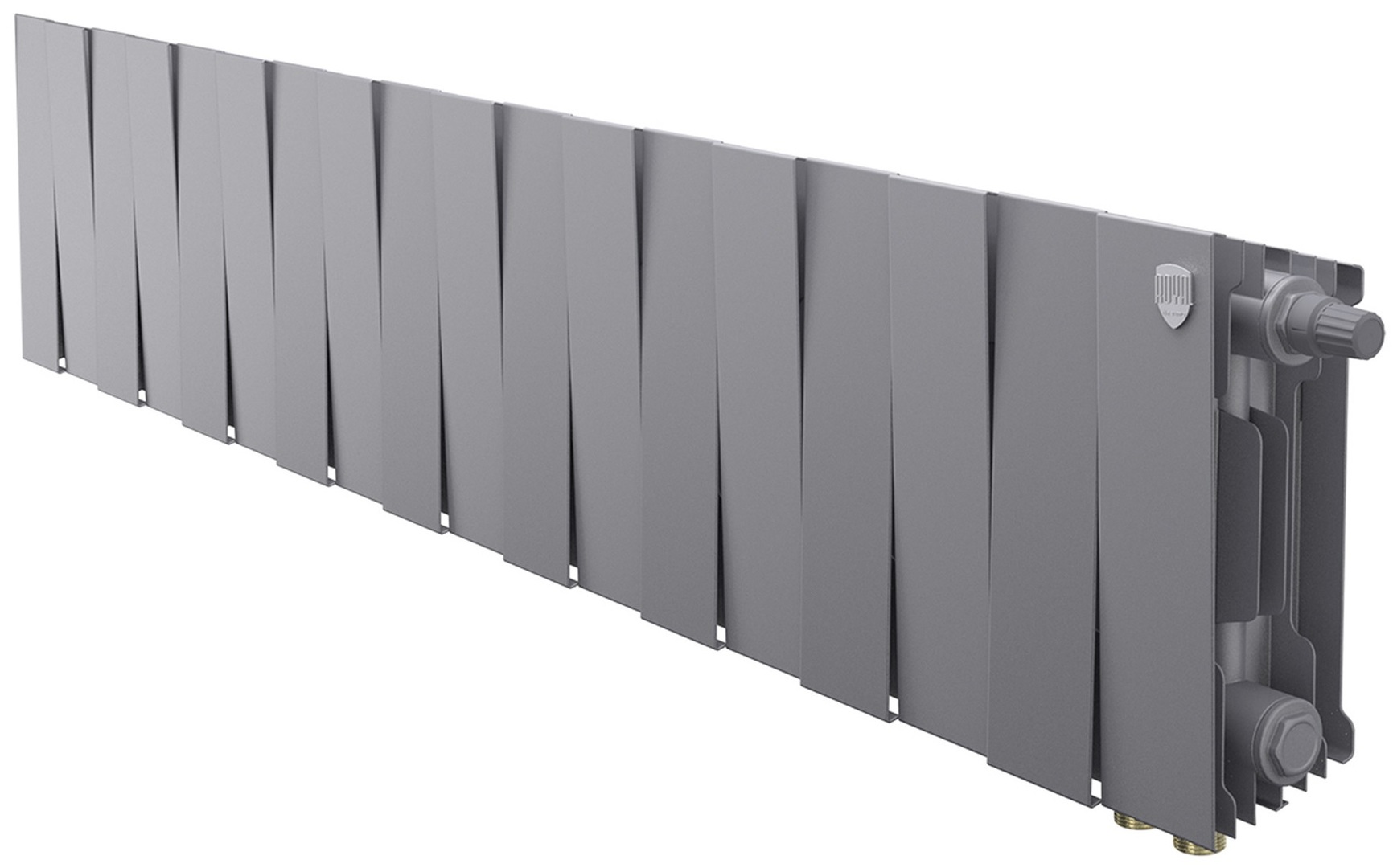 Биметаллический радиатор Royal Thermo PianoForte 200 Серебристый VR80- 18 секц.