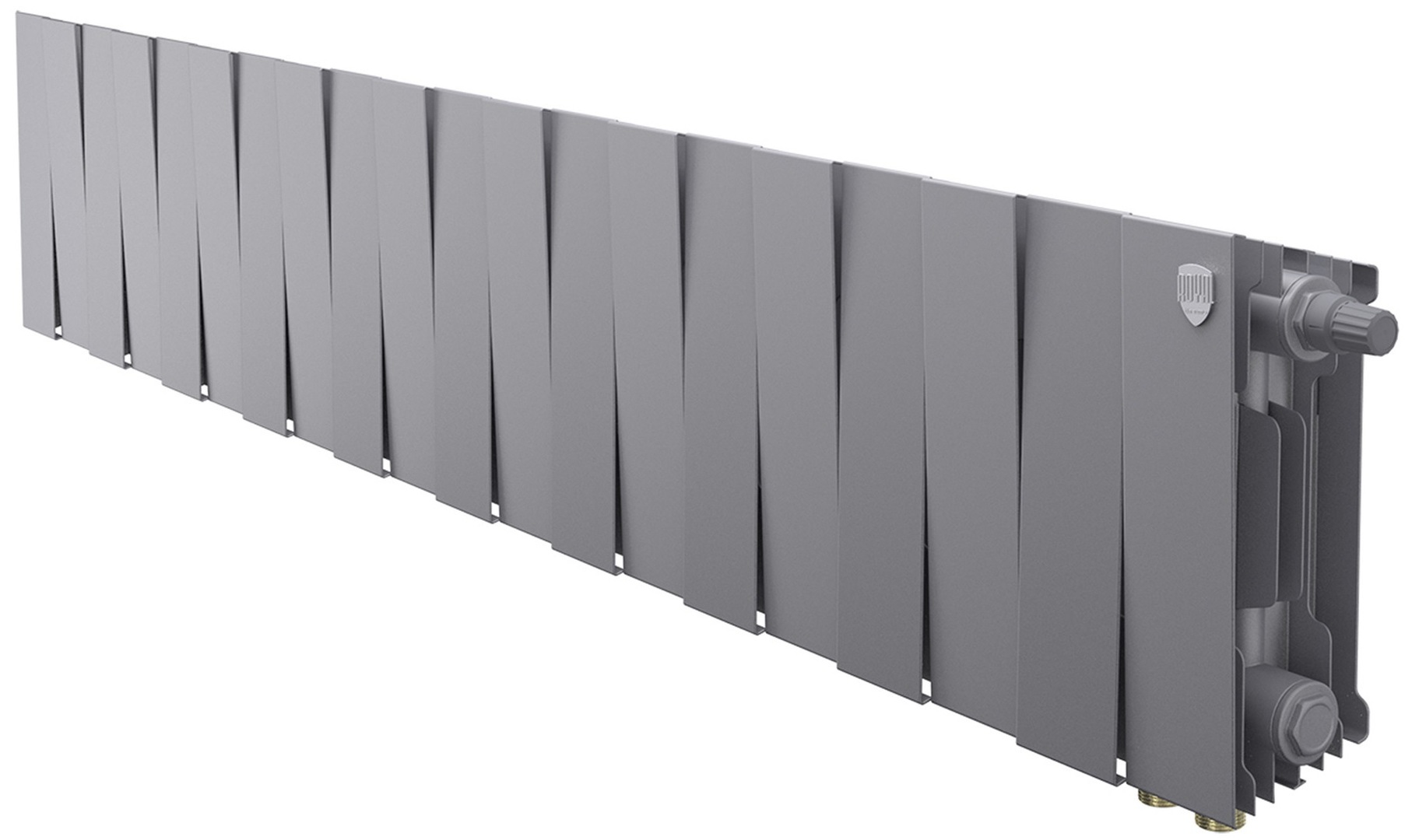 Биметаллический радиатор Royal Thermo PianoForte 200 Серебристый VR80- 20 секц.