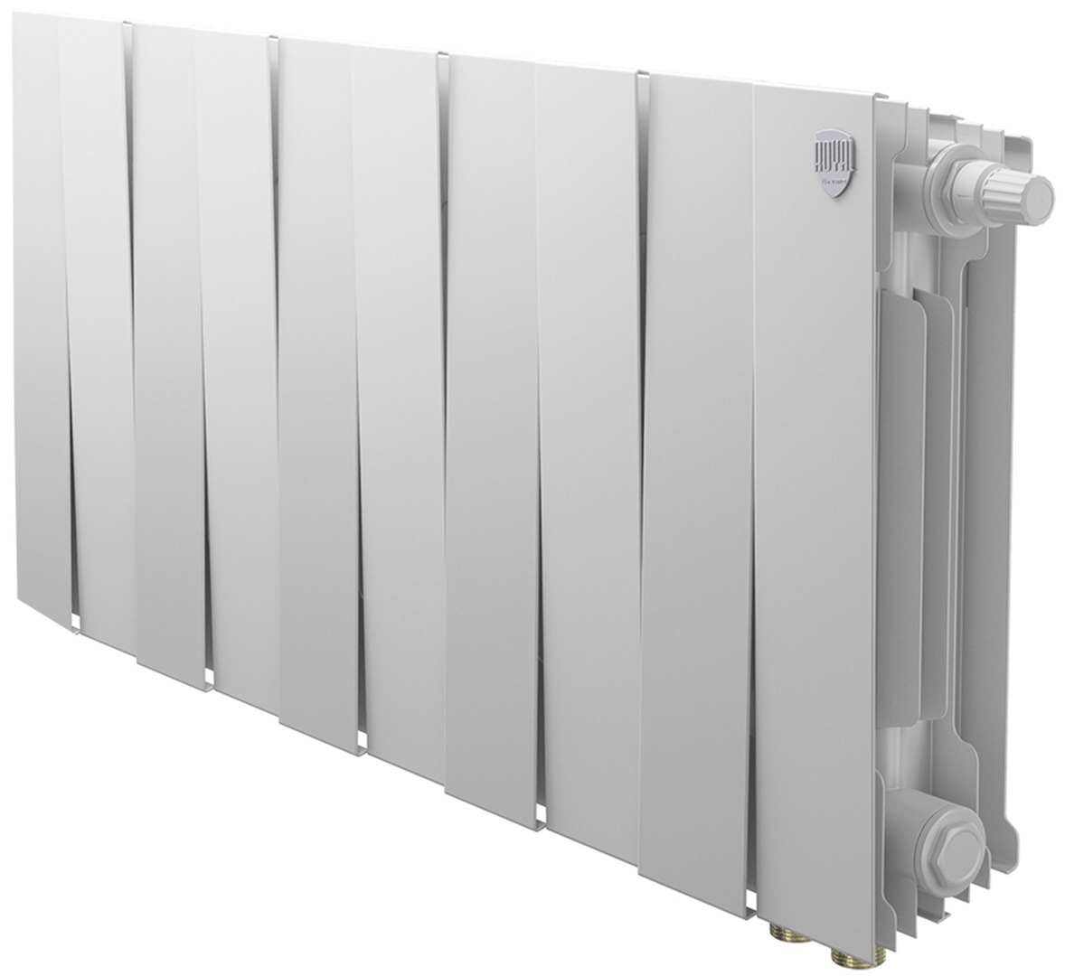 Биметаллический радиатор Royal Thermo PianoForte 300 Белый VR80 - 10 секц.