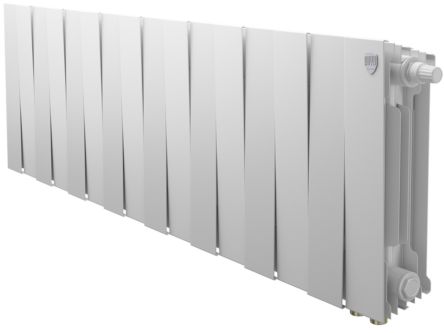 Биметаллический радиатор Royal Thermo PianoForte 300 Белый VR80 - 16 секц.