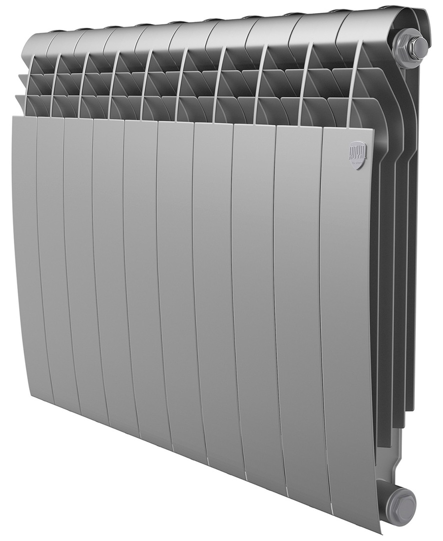 Биметаллический радиатор Royal Thermo BILINER B 500 Серебристый - 10 секц.