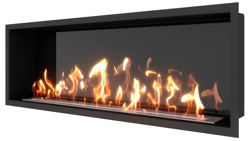 Настенный биокамин SteelHeat LEADER 1300 XL встраиваемый Стемалит