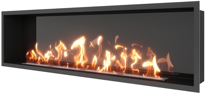 Настенный биокамин SteelHeat LEADER 1600 LITE встраиваемый Стемалит