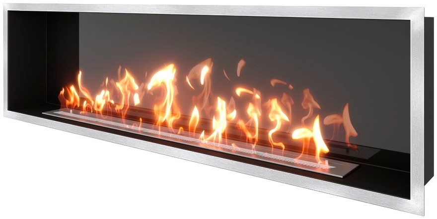 Настенный биокамин SteelHeat LEADER-SH 1600 встраиваемый Стемалит