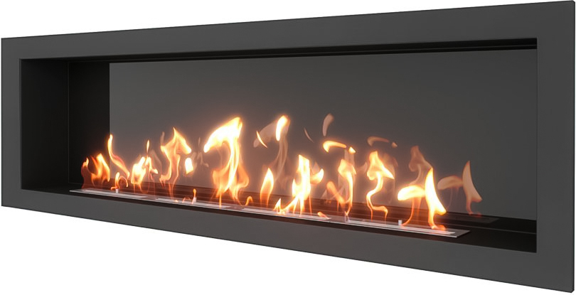 Настенный биокамин SteelHeat ONE 1700 LITE встраиваемый Стемалит