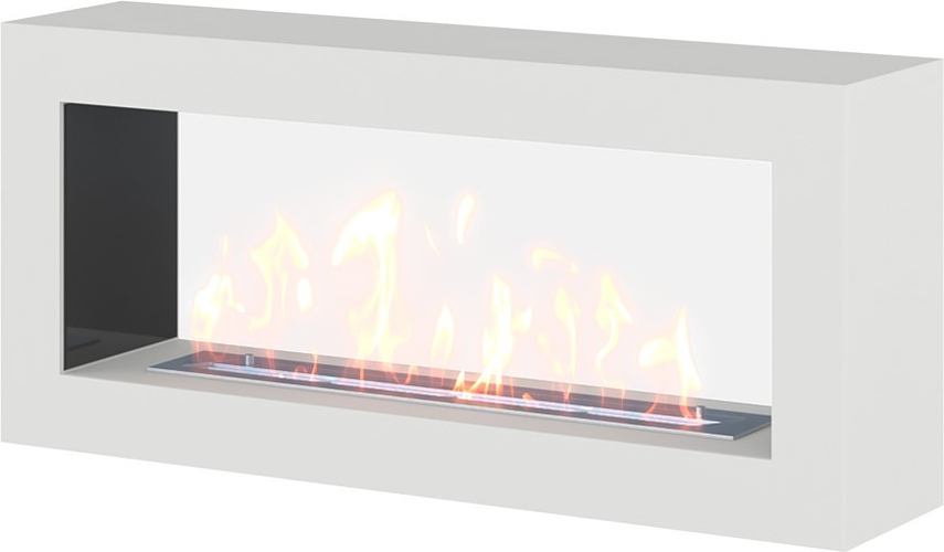 Настенный биокамин SteelHeat FRAME ONE 1000 белый Стемалит