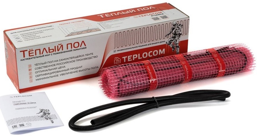 Нагревательный мат Teplocom ProМНД-0,5-80 Вт