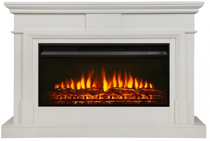 Линейный электрокамин Real-Flame MARCO SF36/PRM36 WT-P512 с очагом PREMIER 36