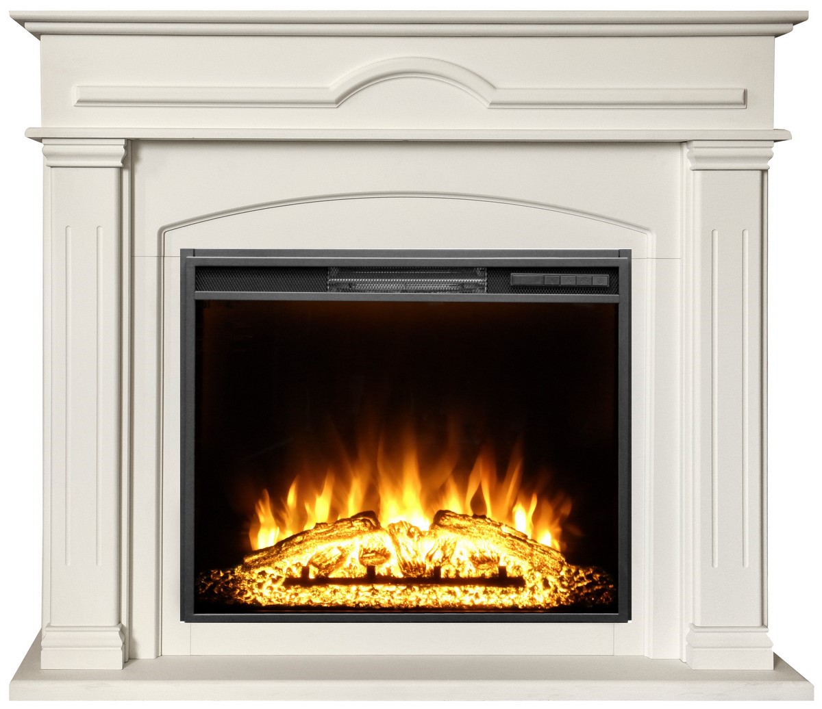 Электрокамин Real-Flame MIRRA 26 WT-F611 с очагом AQUAMARINE 26