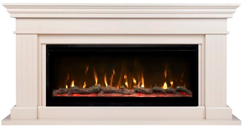 Электрокамин Real-Flame ONTARIO J45/JK45/SF42 WT-P614 с очагом SAFITA 42