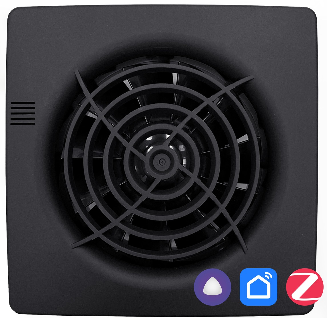 Вытяжка для ванной диаметр 100 мм Seicoi Smart Floxy 100 Black