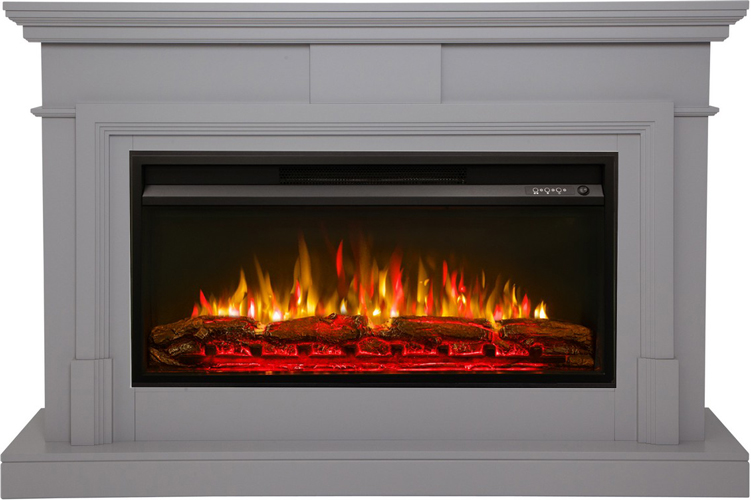 Линейный электрокамин Real-Flame MARCO SF36/PRM36 GR-P712 с очагом PREMIER 36