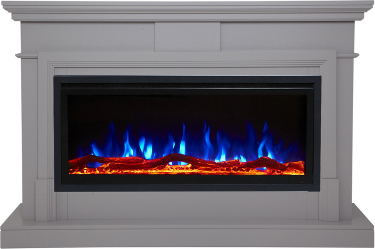 Линейный электрокамин Real-Flame MARCO SF36/PRM36 GR-P712 с очагом SAFITA 36