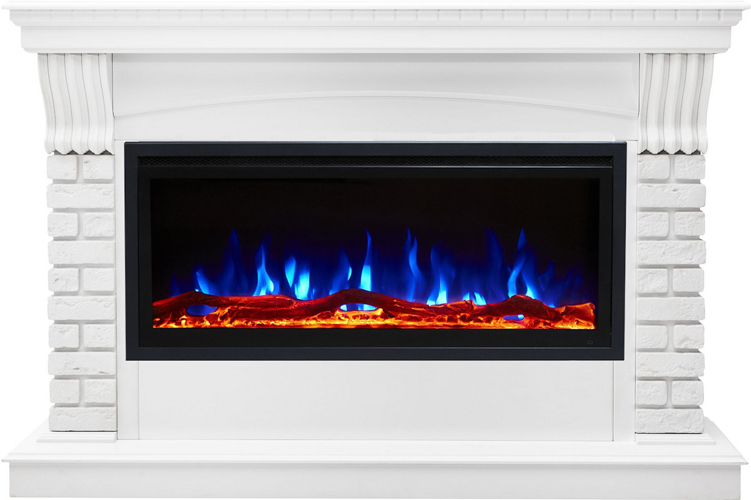 Электрокамин Real-Flame JAZZ SF36/PRM36 WT-P511 с очагом SAFITA 36