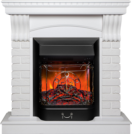Электрокамин Real-Flame JAZZ STD WT-P511 с очагом MAJESTIC LUX