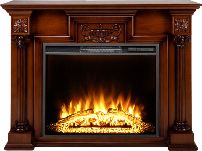 Электрокамин Real-Flame LONDON 33 AO-255 с очагом AQUAMARINE 33