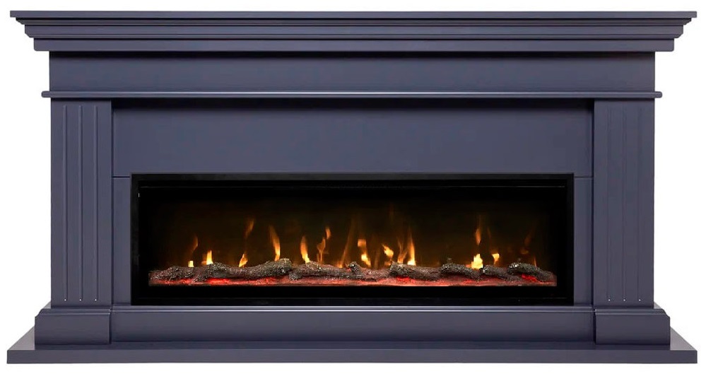 Электрокамин Real-Flame ONTARIO S42/SF42 GR-P718 с очагом SAFITA 42