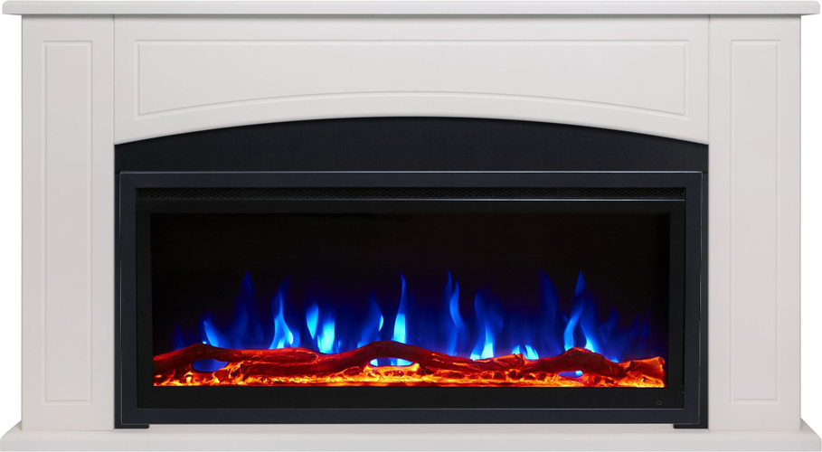 Линейный электрокамин Real-Flame CANBERRA SF36/PRM36 WT-F611 с очагом SAFITA 36