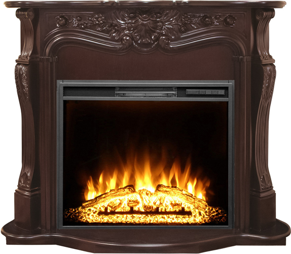 Пристенный электрокамин Real-Flame ELLADA 33 AO-255 с очагом AQUAMARINE 33