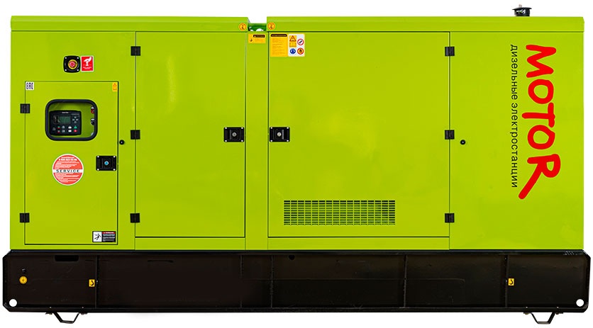 Дизельный генератор MOTOR 250 SE RICARDO в кожухе