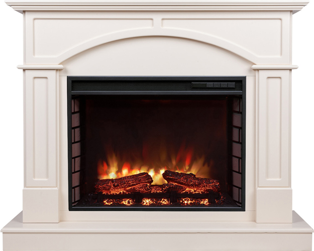 Электрокамин с классическим  очагом 2D Real-Flame JACOMO 25,5м WT-P616 с очагом RICH 25.5